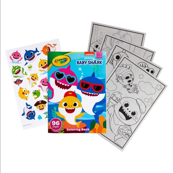 Kids’ Crayola Coloring Books With Stickers (3) & Mondo Llama 24ct Crayons - Picture 10 of 13